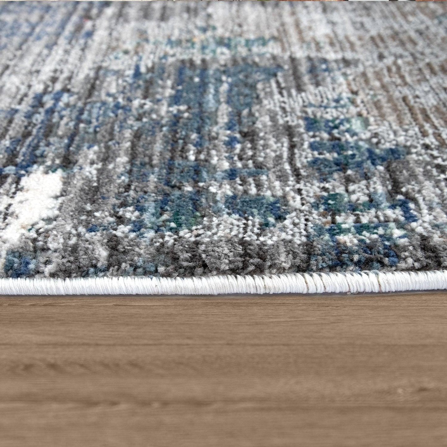 Area Rug For Living Rooms Abstract Design 3D Effect, Colorful - RugYourHome