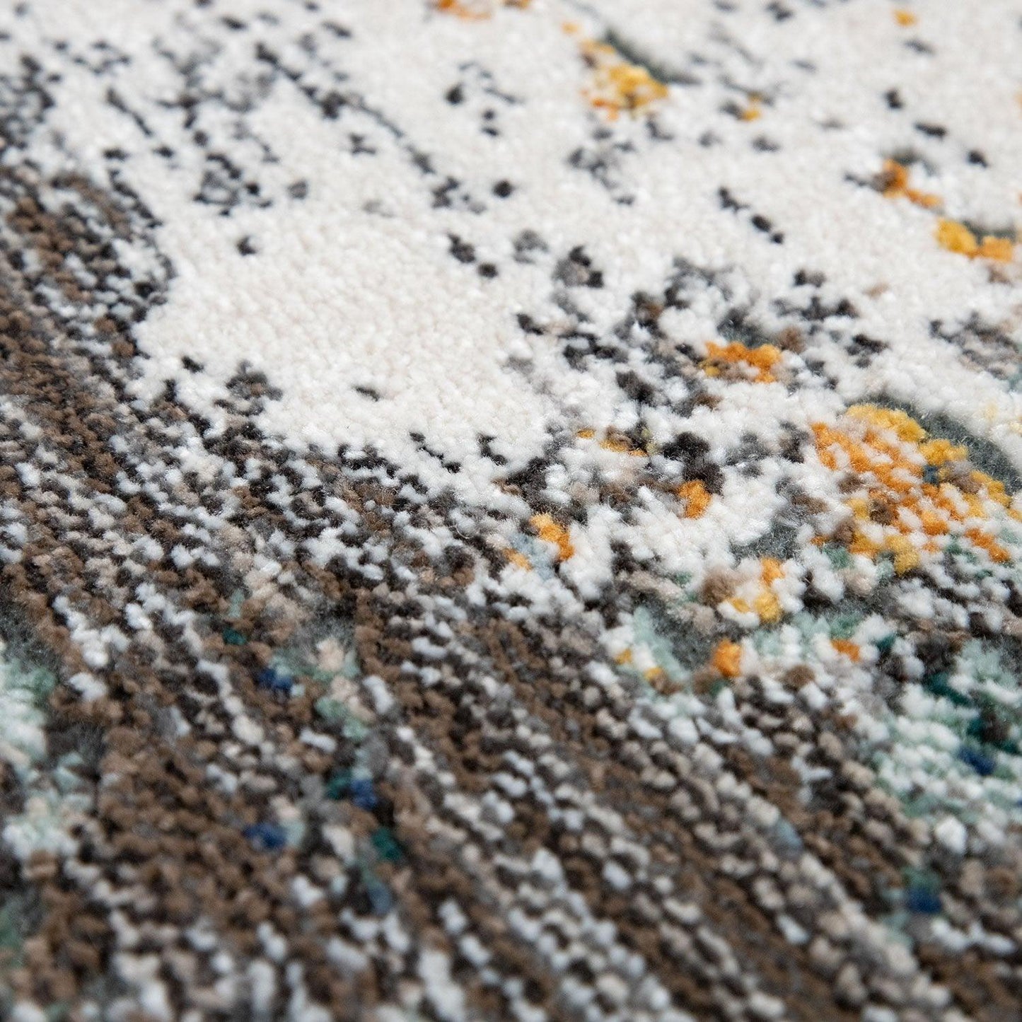 Area Rug For Living Rooms Abstract Design 3D Effect, Colorful - RugYourHome