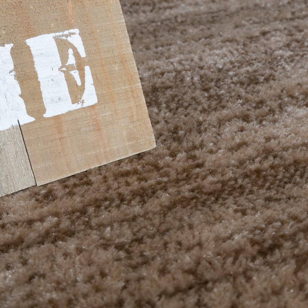 Brown Area Rug for Living Room Mocca Look - RugYourHome