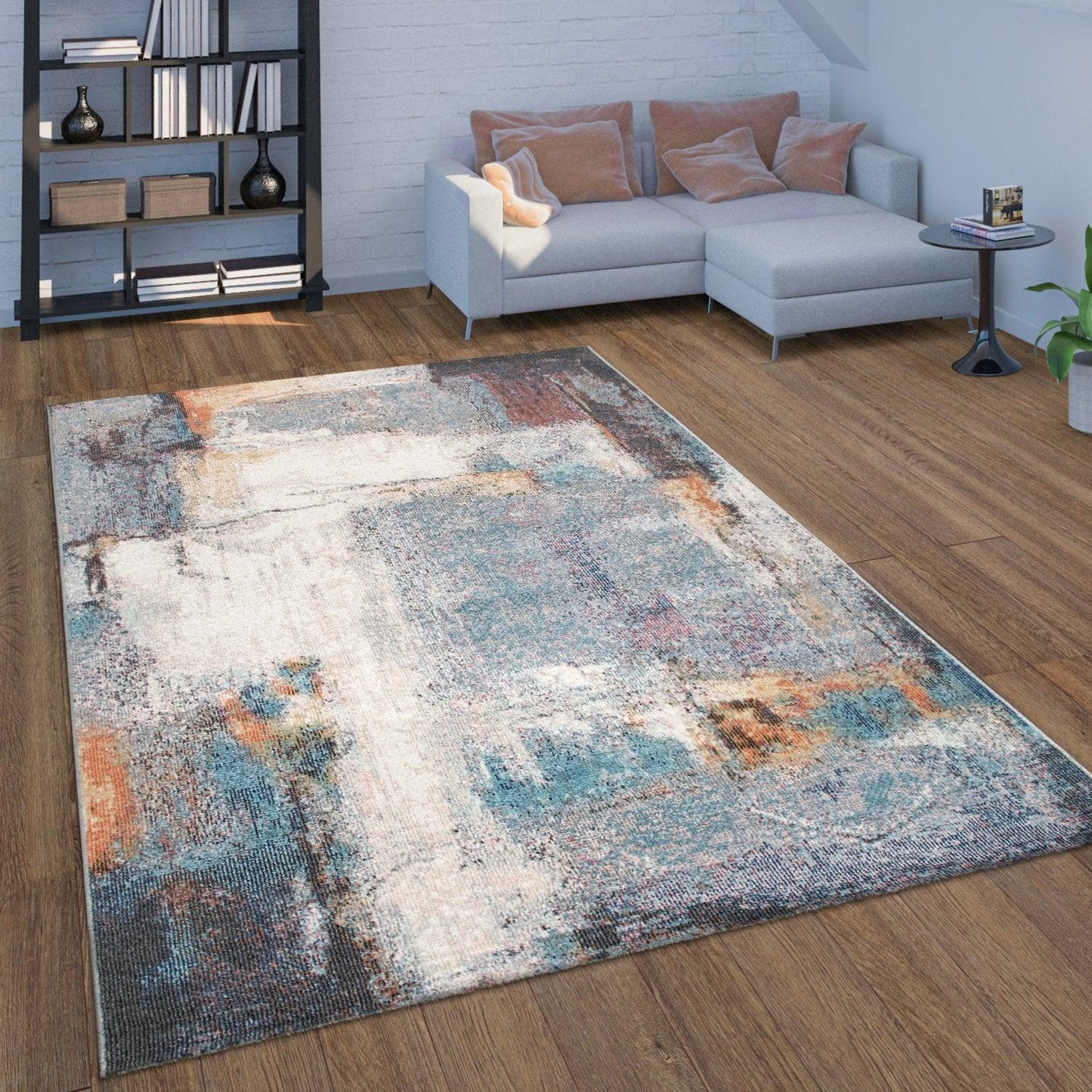 Colourful Indoor & Outdoor Rug for Balcony Industrial Look - RugYourHome