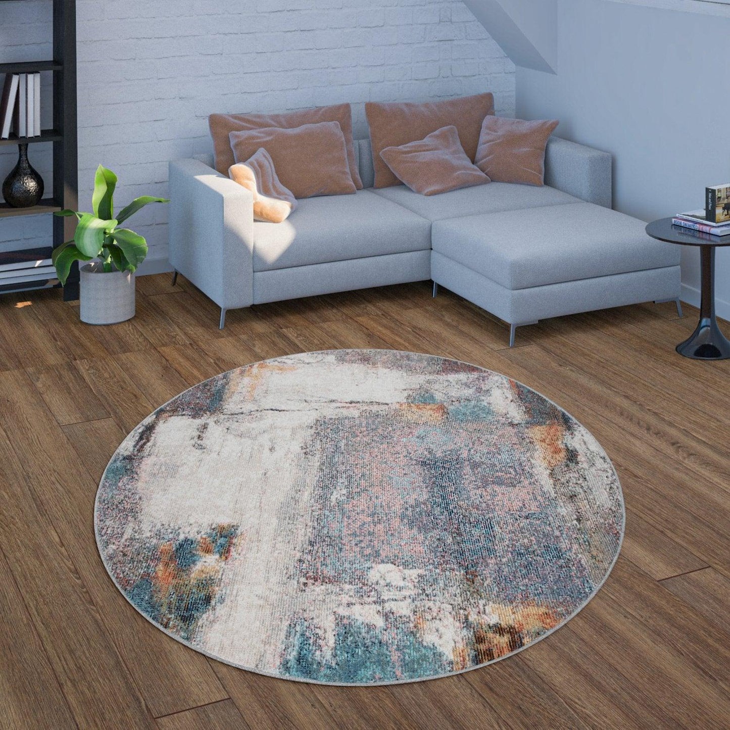 Colourful Indoor & Outdoor Rug for Balcony Industrial Look - RugYourHome