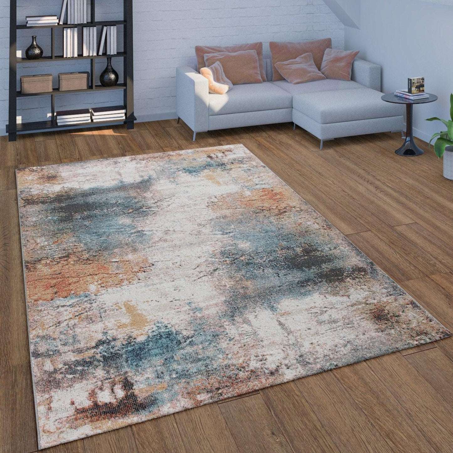 Colourful Indoor & Outdoor Rug For Patio Used Look - RugYourHome