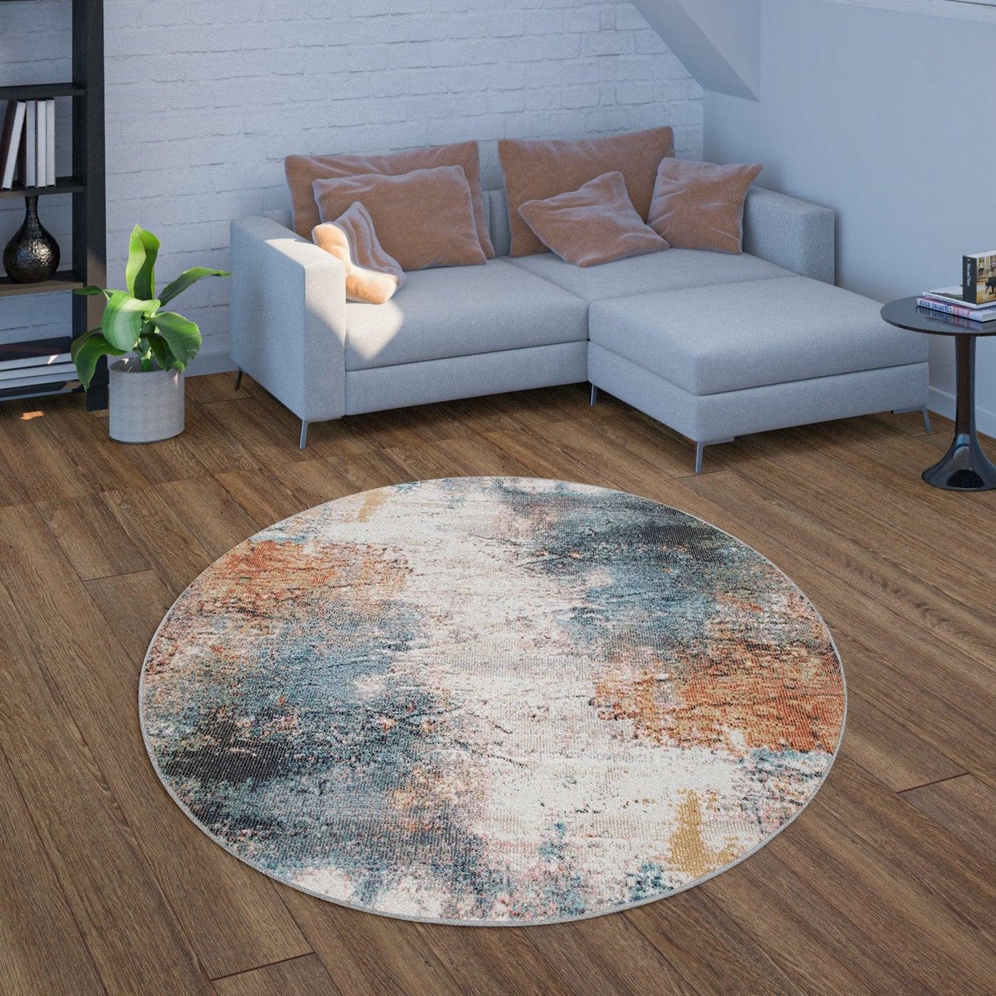 Colourful Indoor & Outdoor Rug For Patio Used Look - RugYourHome