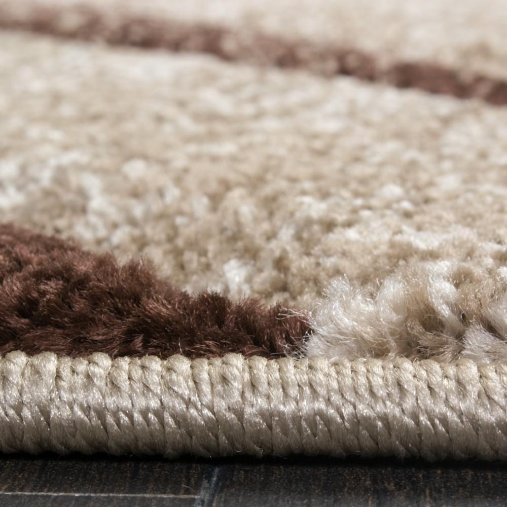 Designer Rug Brilliance Brown Beige Geometric Pattern - RugYourHome