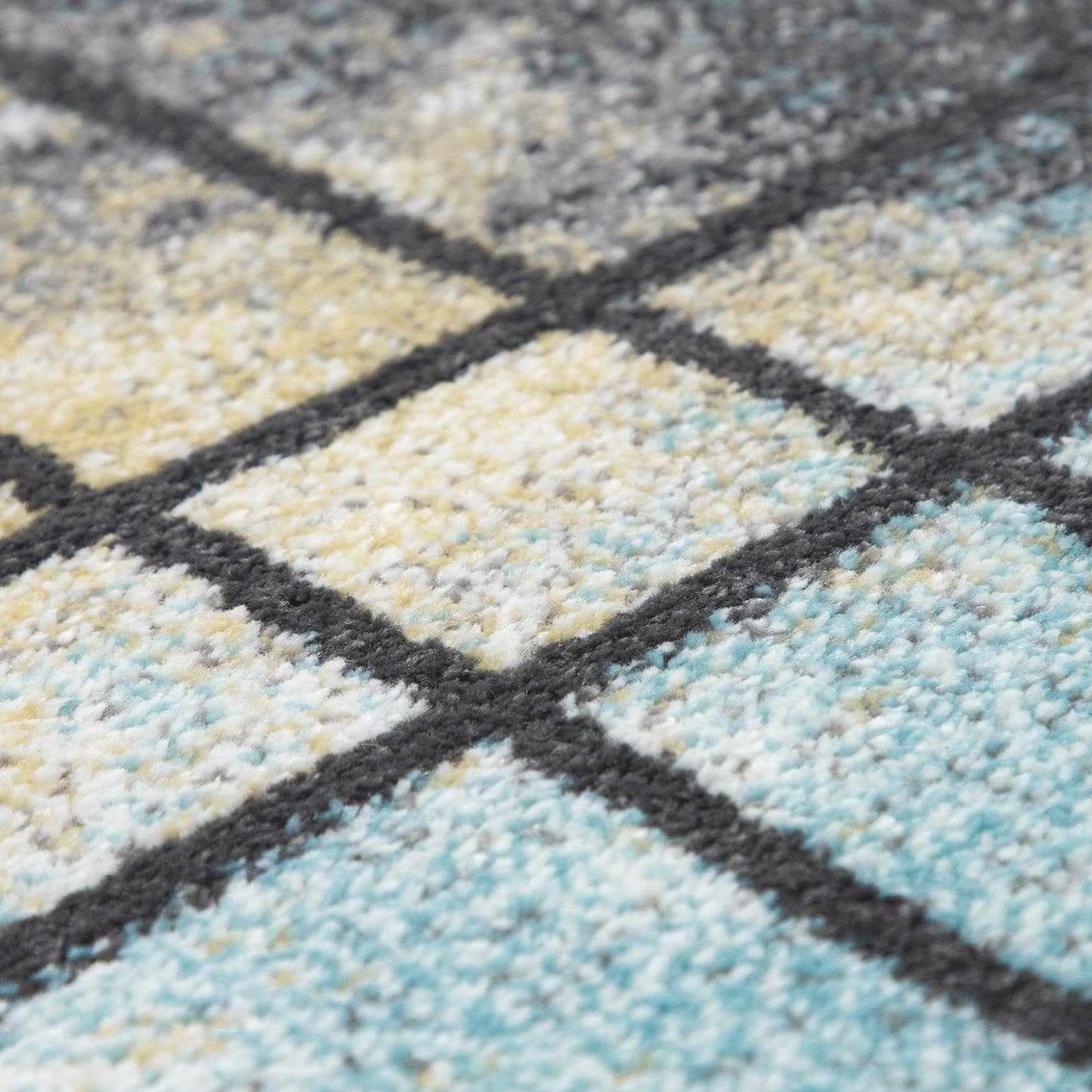 Designer Rug For Living Room, Pastel Colours, Colour Gradients, Abstract In Yellow - RugYourHome