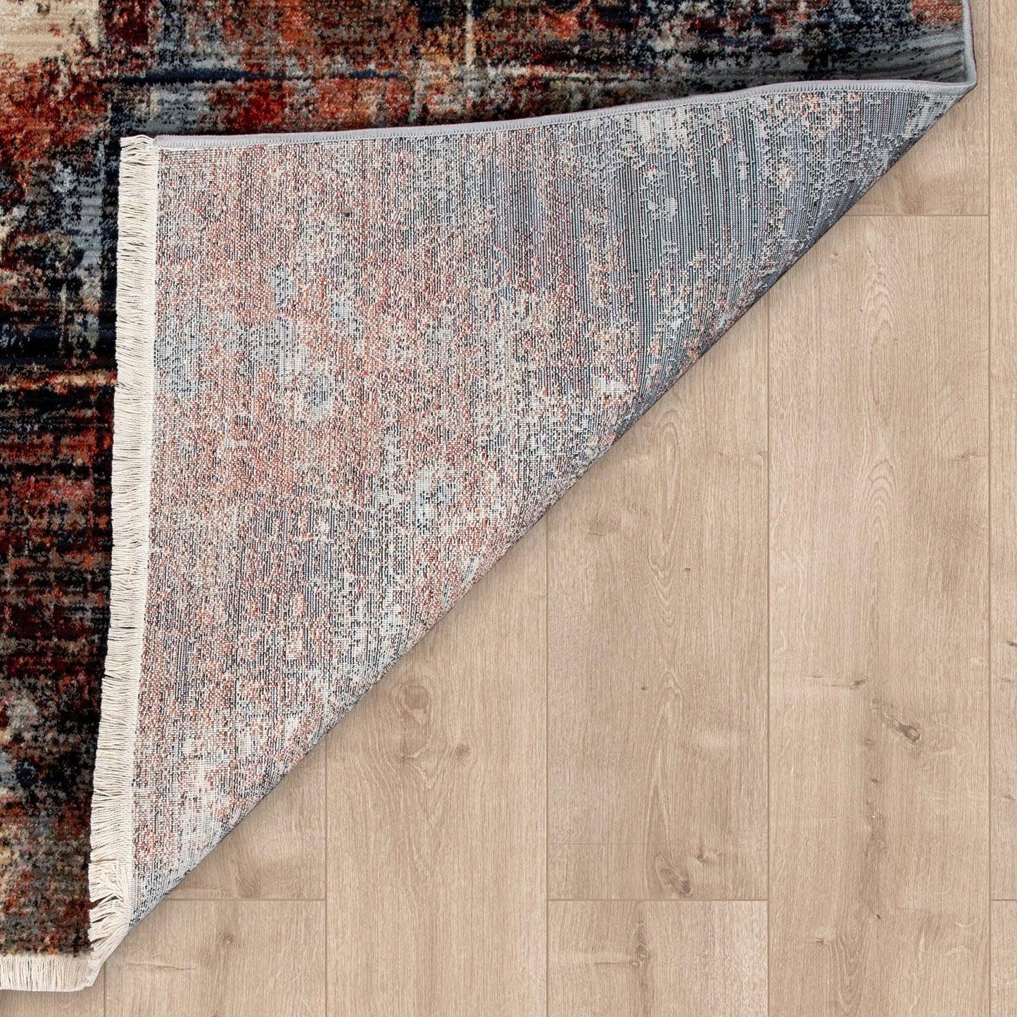 Designer Rug, Short-Pile Rug For Living Rooms, Industrial Look, Colourful - RugYourHome