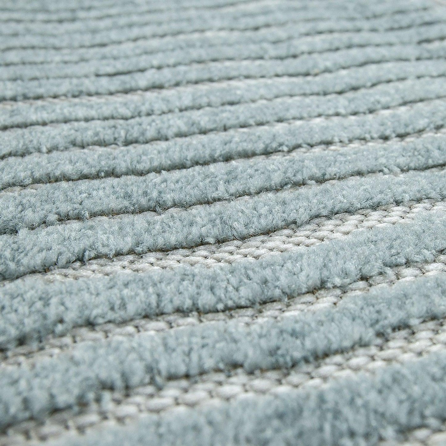 In- & Outdoor Rug Marrakesh Carved Design - Aqua Blue Beige - RugYourHome