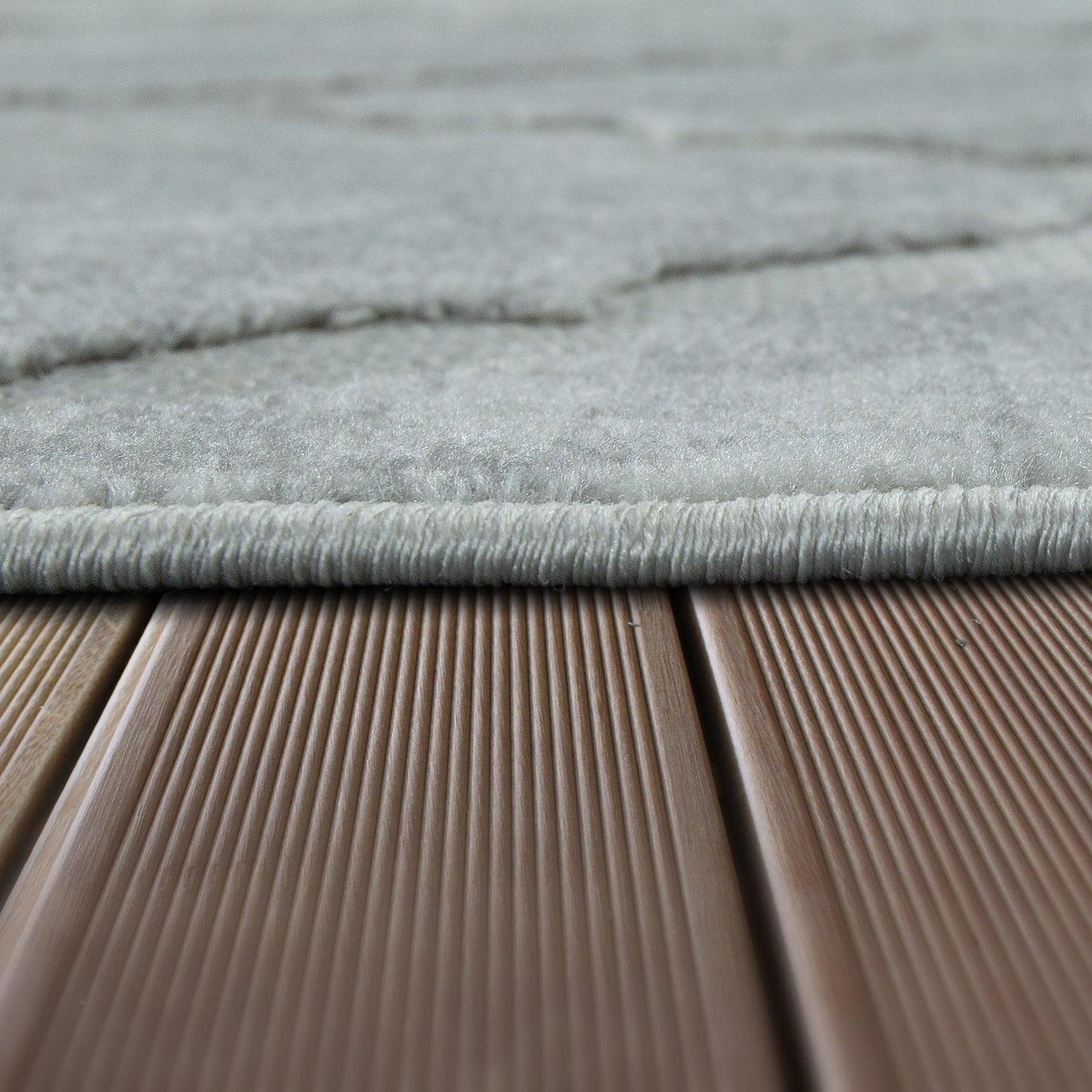 In- & Outdoor Rug Marrakesh Moroccan Diamond pattern - Light-Grey - RugYourHome
