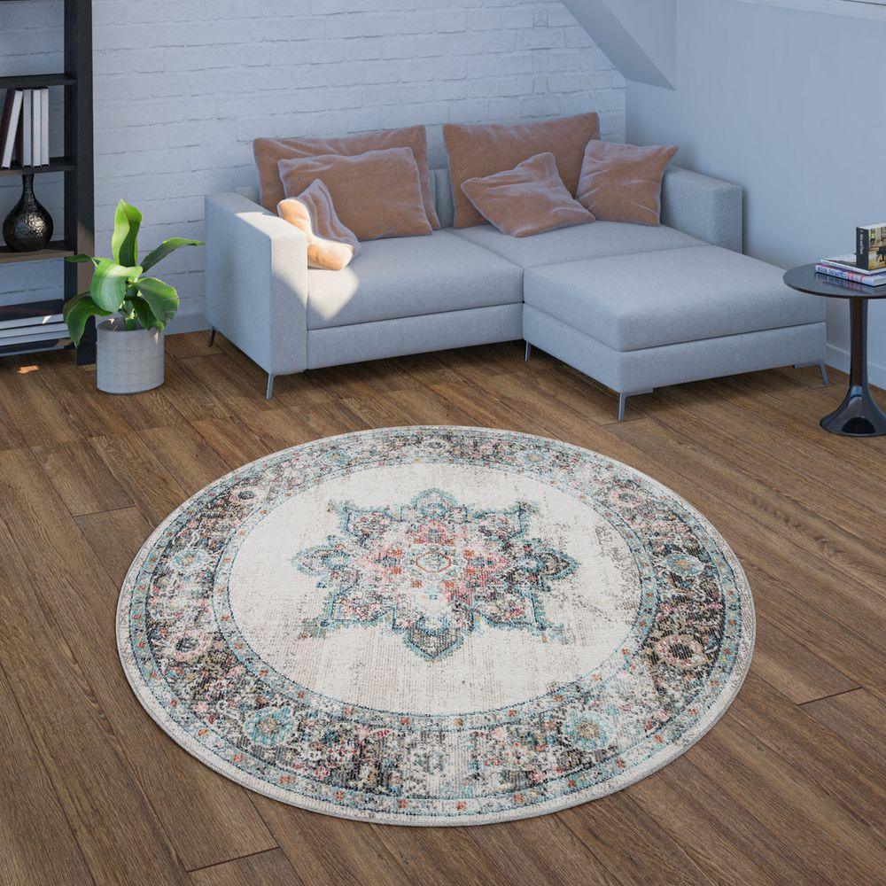 Indoor & Outdoor Rug for Patio, Oriental Pattern In Beige - RugYourHome