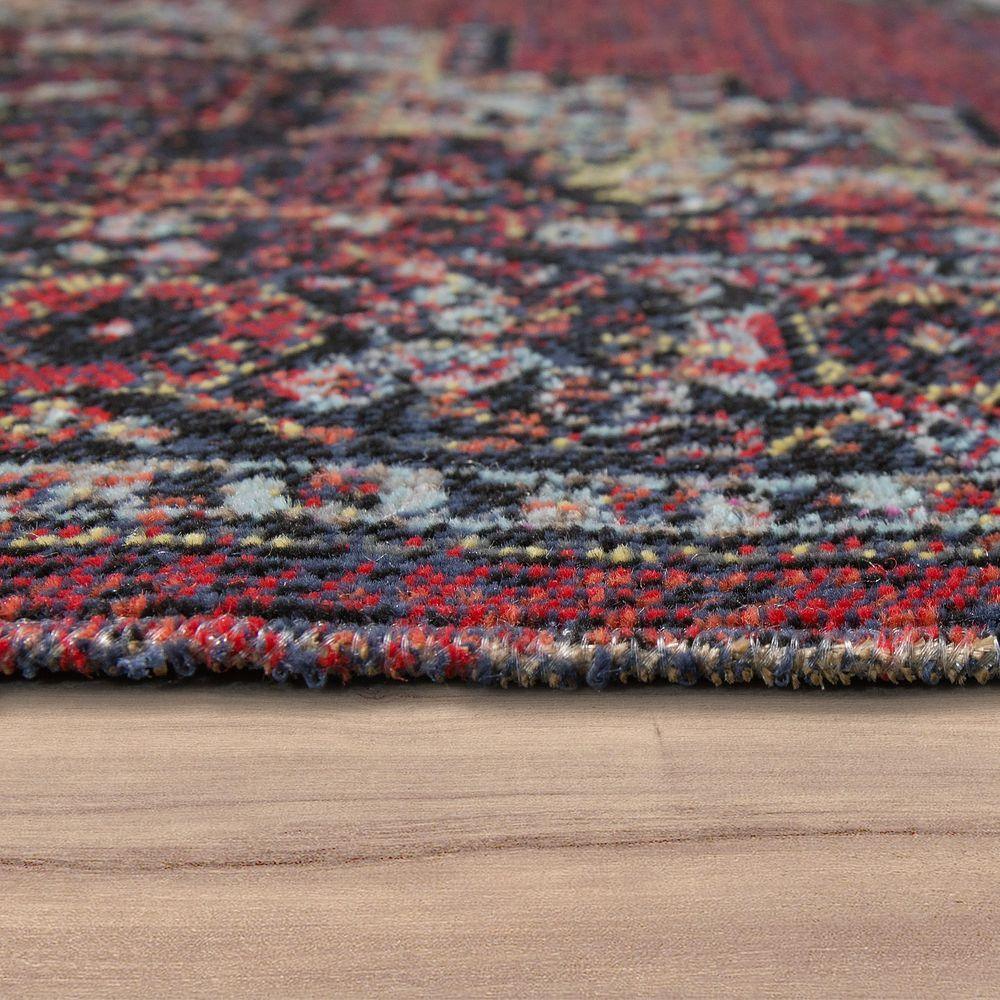 Indoor & Outdoor Rug Oriental Look Bordeaux Red - RugYourHome