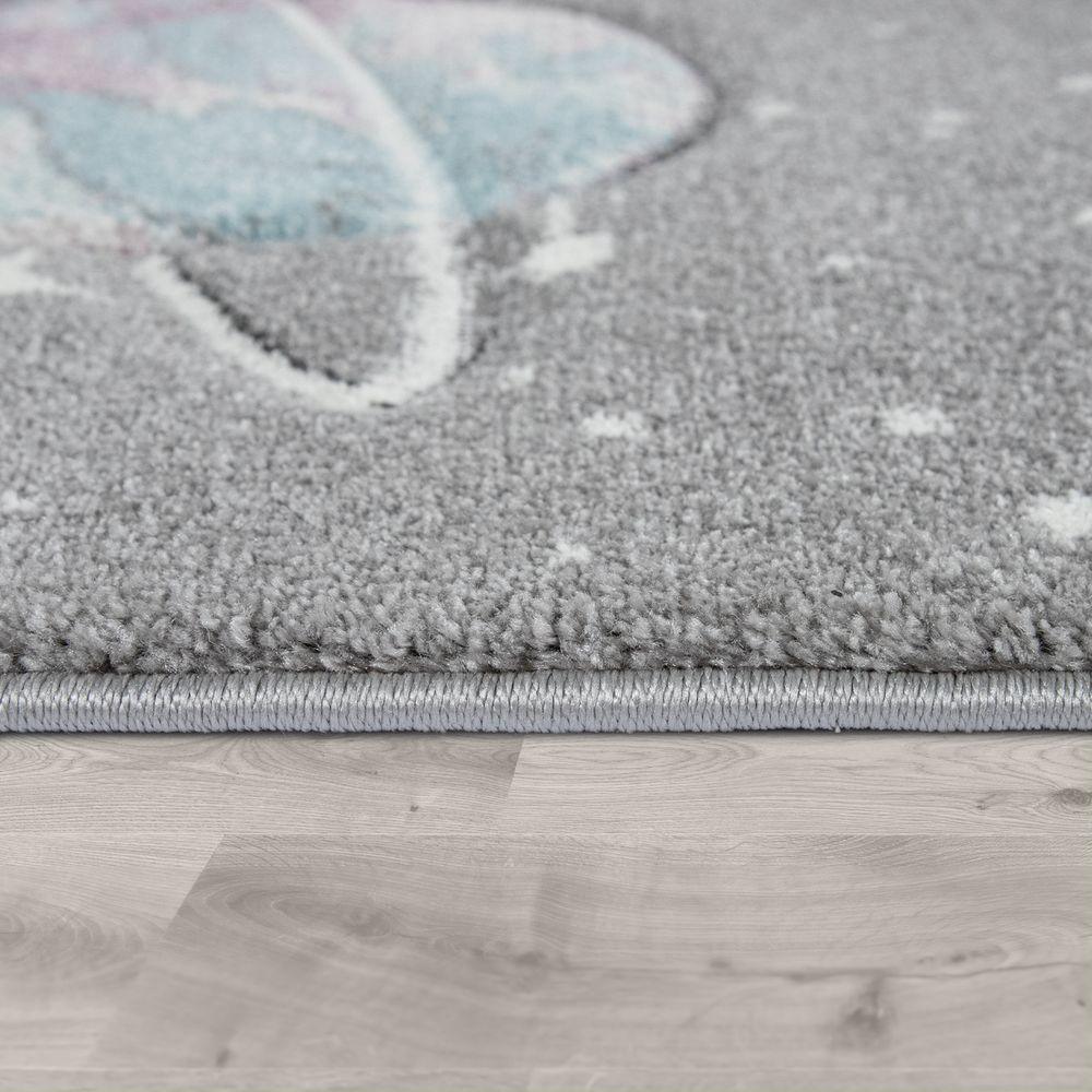 Kids Galaxy Rug Outer Space For Nursery In Grey - RugYourHome