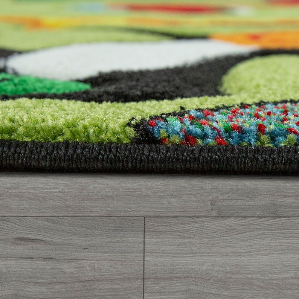 Kids Rug for Nursery Jungle Animals Green - RugYourHome