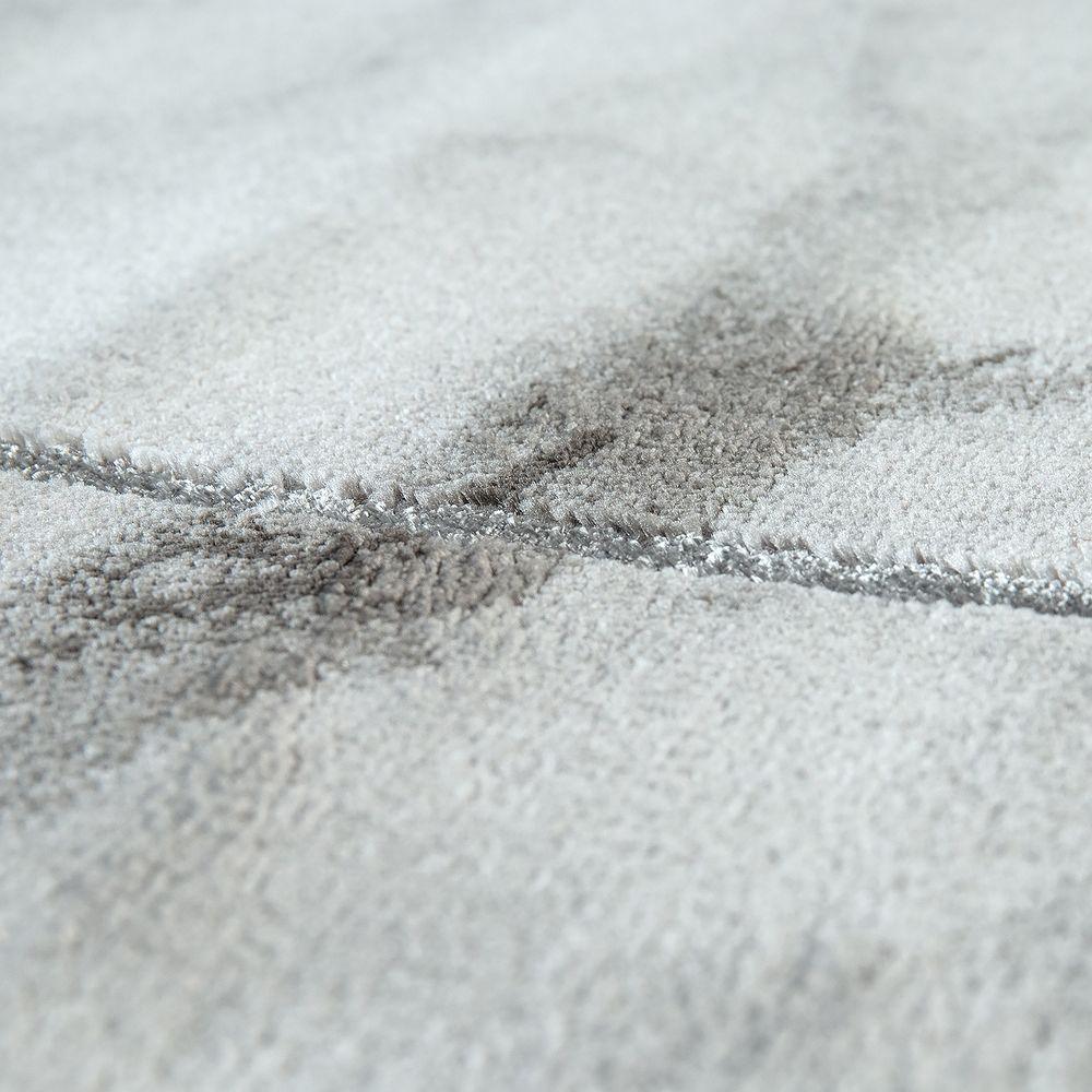 Marble Patten Area Rug in Gold Cream for Living Room with Contour Cut - RugYourHome