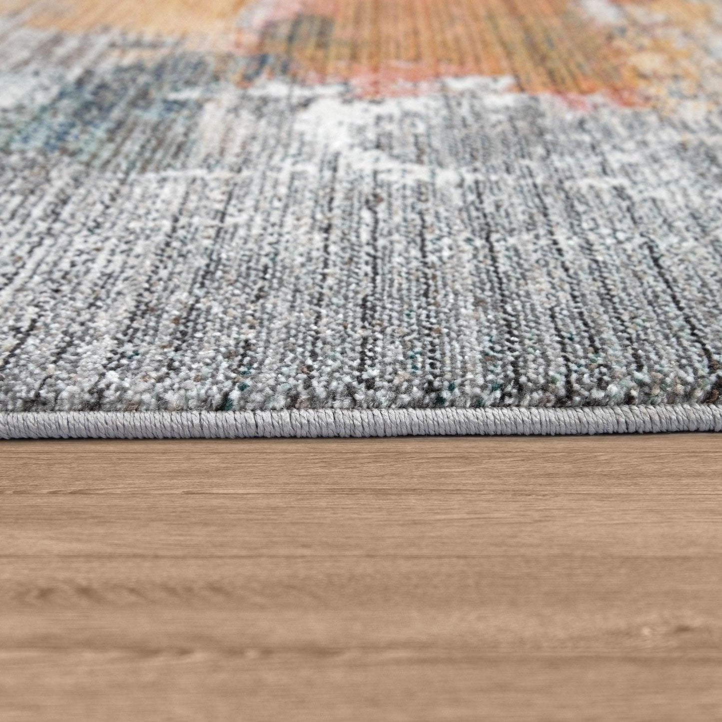 Modern Area Rug Colorful Abstract Design with 3D Effect - RugYourHome