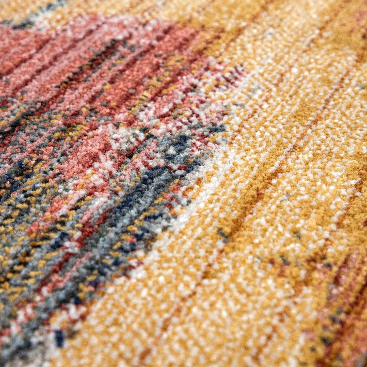 Modern Area Rug Colorful Abstract Design with 3D Effect - RugYourHome