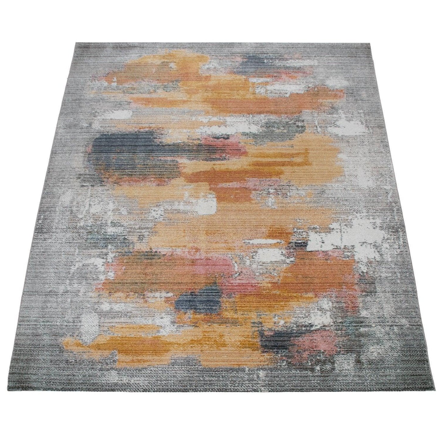 Modern Area Rug Colorful Abstract Design with 3D Effect - RugYourHome