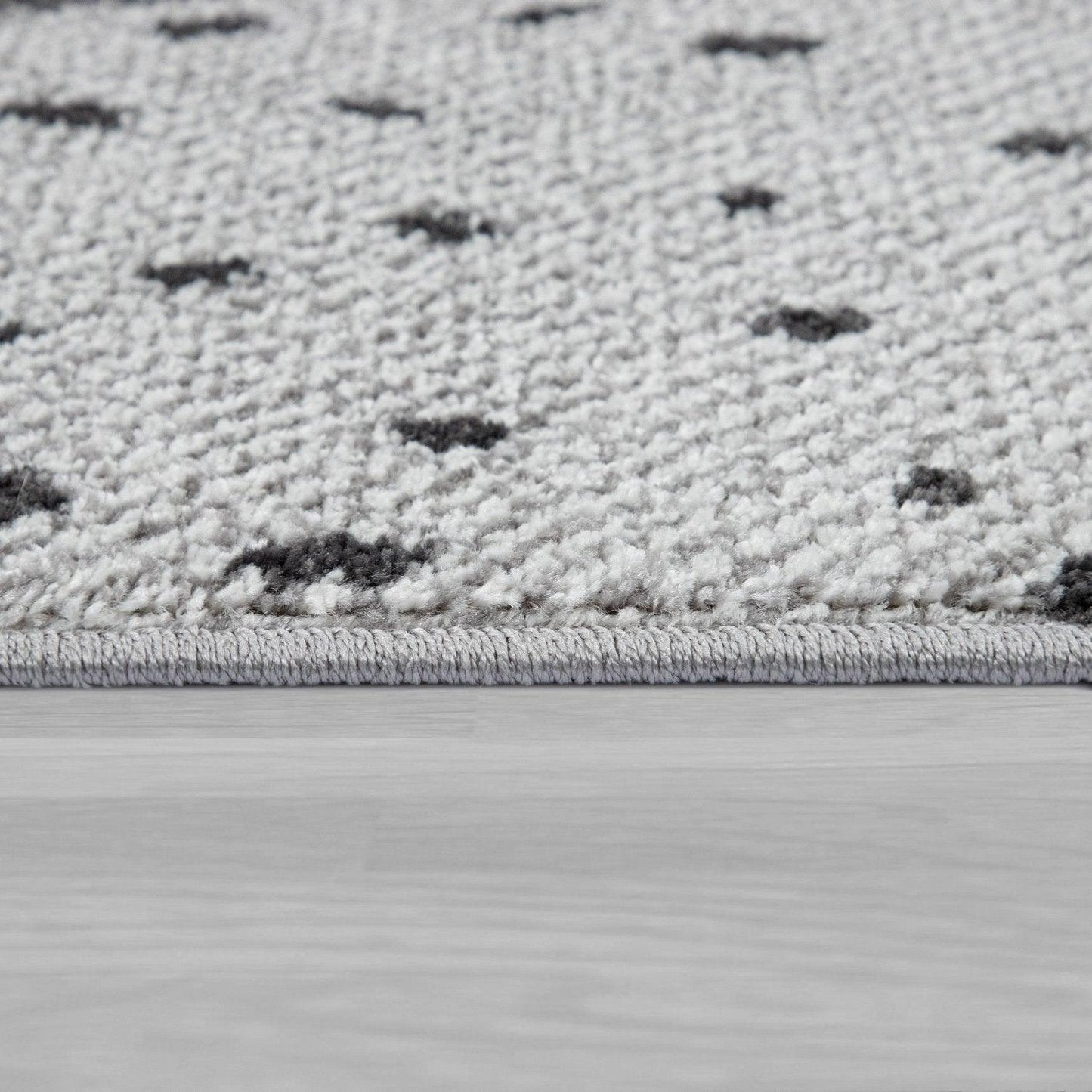 Nursery Rug For Kids Llama, Mountains in Grey Blue Cream - RugYourHome