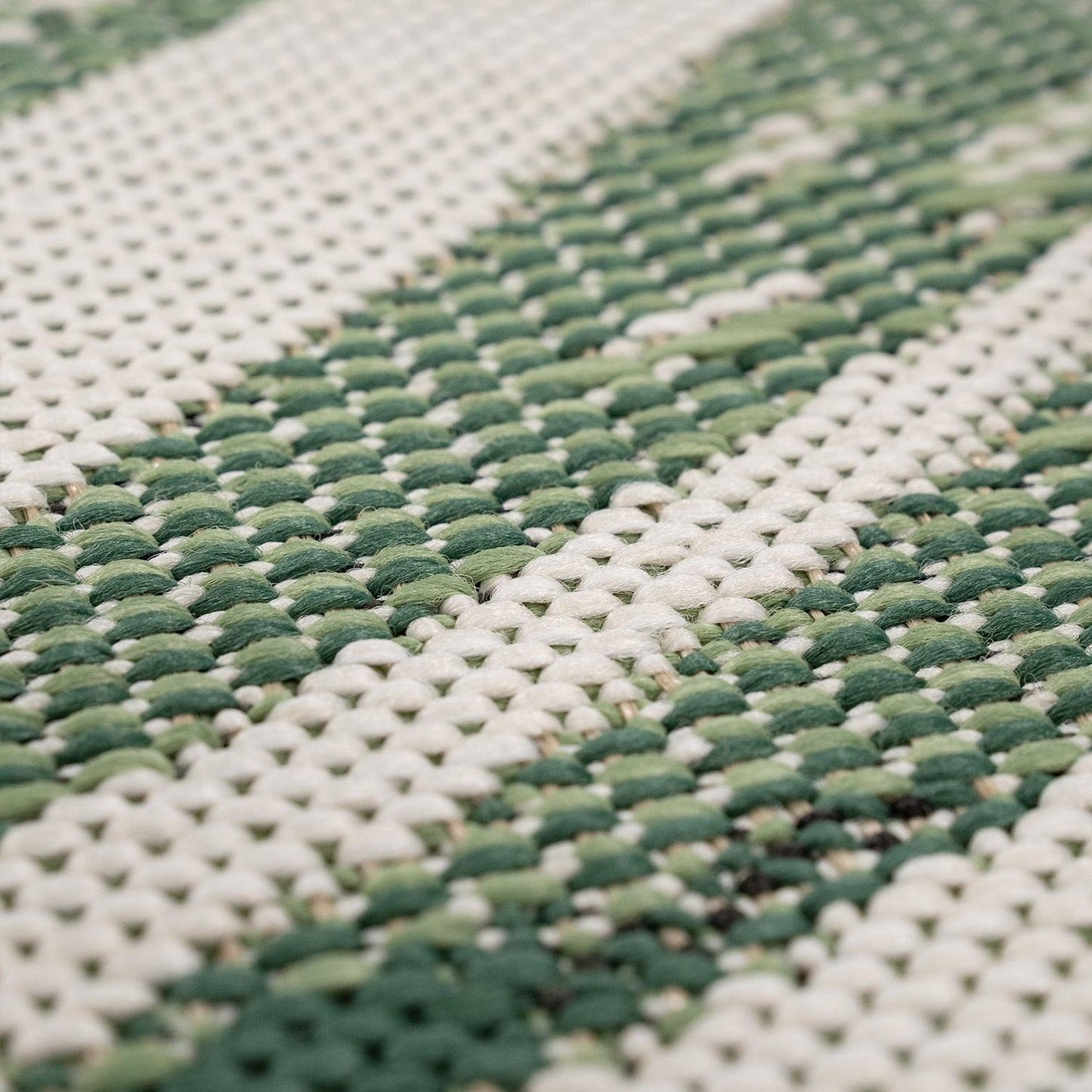 Outdoor Rug Ostende Palm Leaf Design Waterproof - Beige Green - RugYourHome