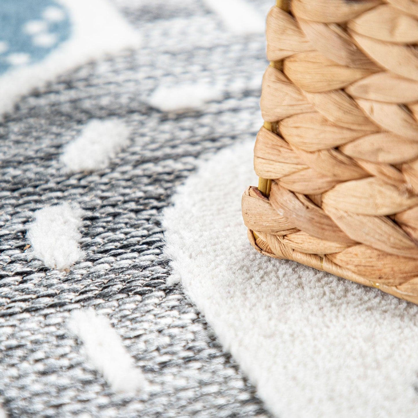 Road Traffic Kids Rug with Forest Animals and Sea Play Mat in muted Cream - RugYourHome