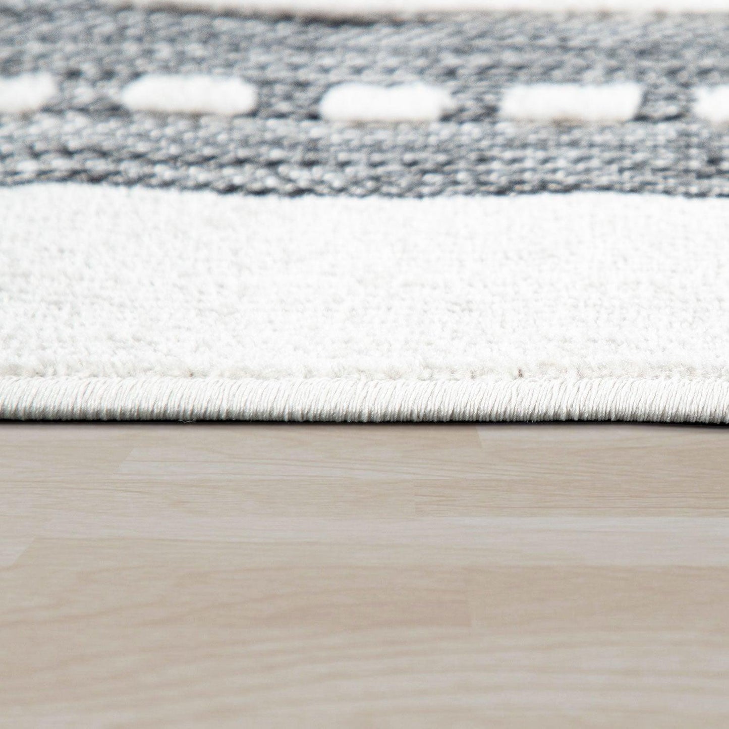 Road Traffic Kids Rug with Forest Animals and Sea Play Mat in muted Cream - RugYourHome