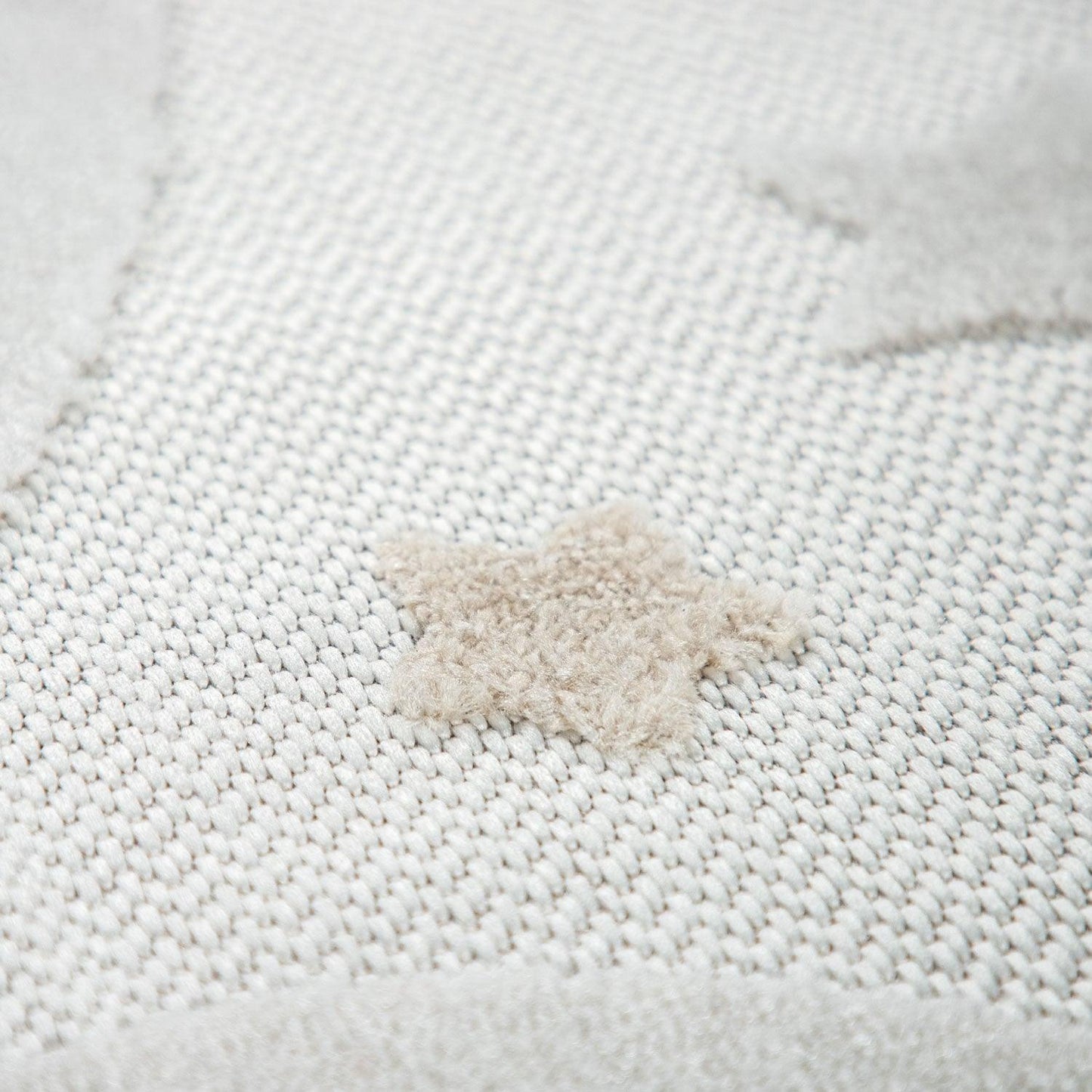 Round Kids Rug Tweet Cuddling Moon & Stars in the Night Sky - Cream Beige - RugYourHome