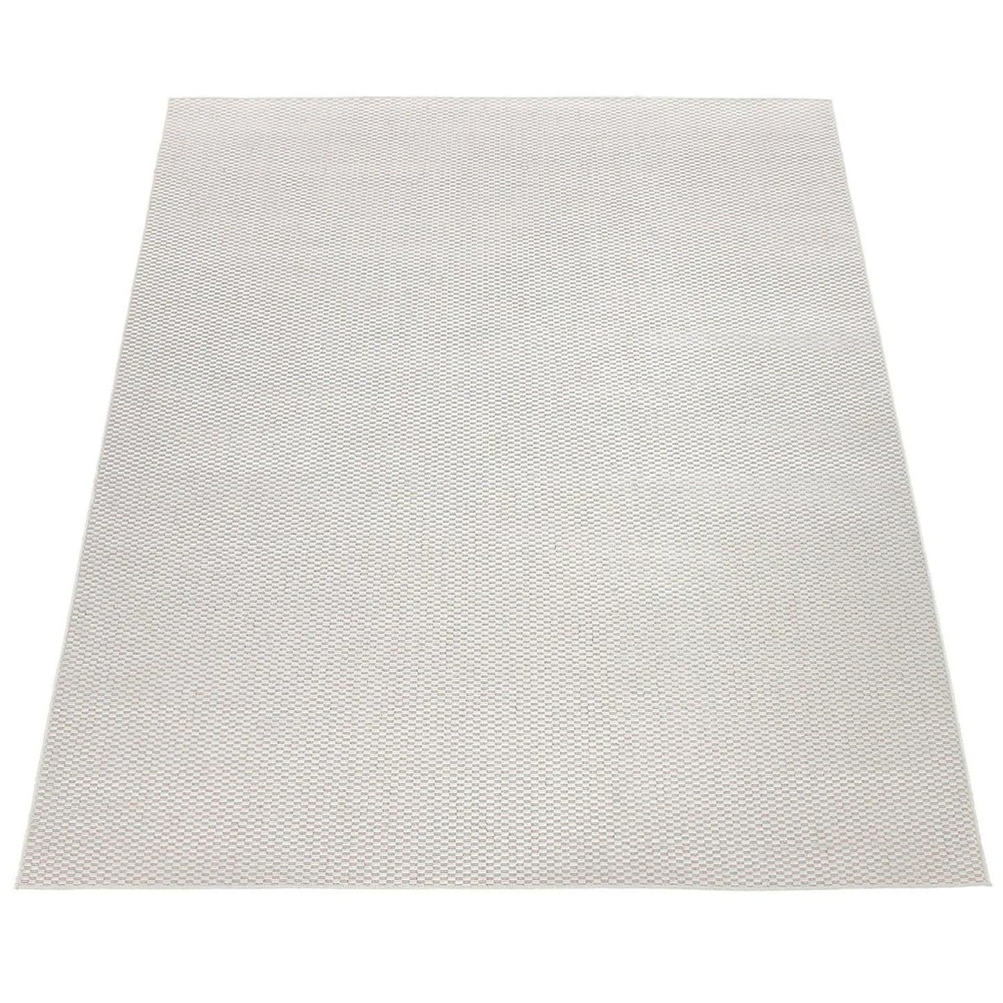 Solid Outdoor Rug for Patio or Balcony weatherproof in Mottled Cream - RugYourHome