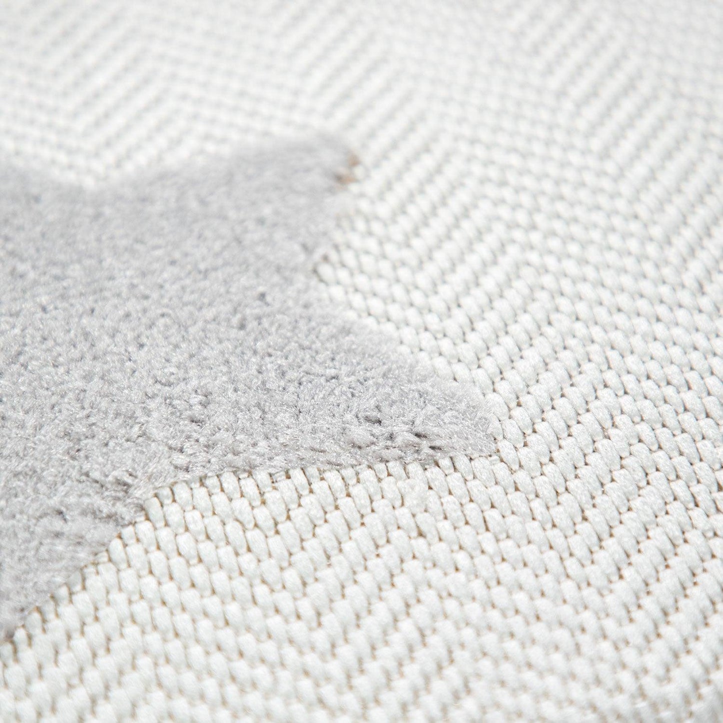 Stars Kids Rug Modern Low-Pile Play Mat Pastel Colored Stars in Cream - RugYourHome
