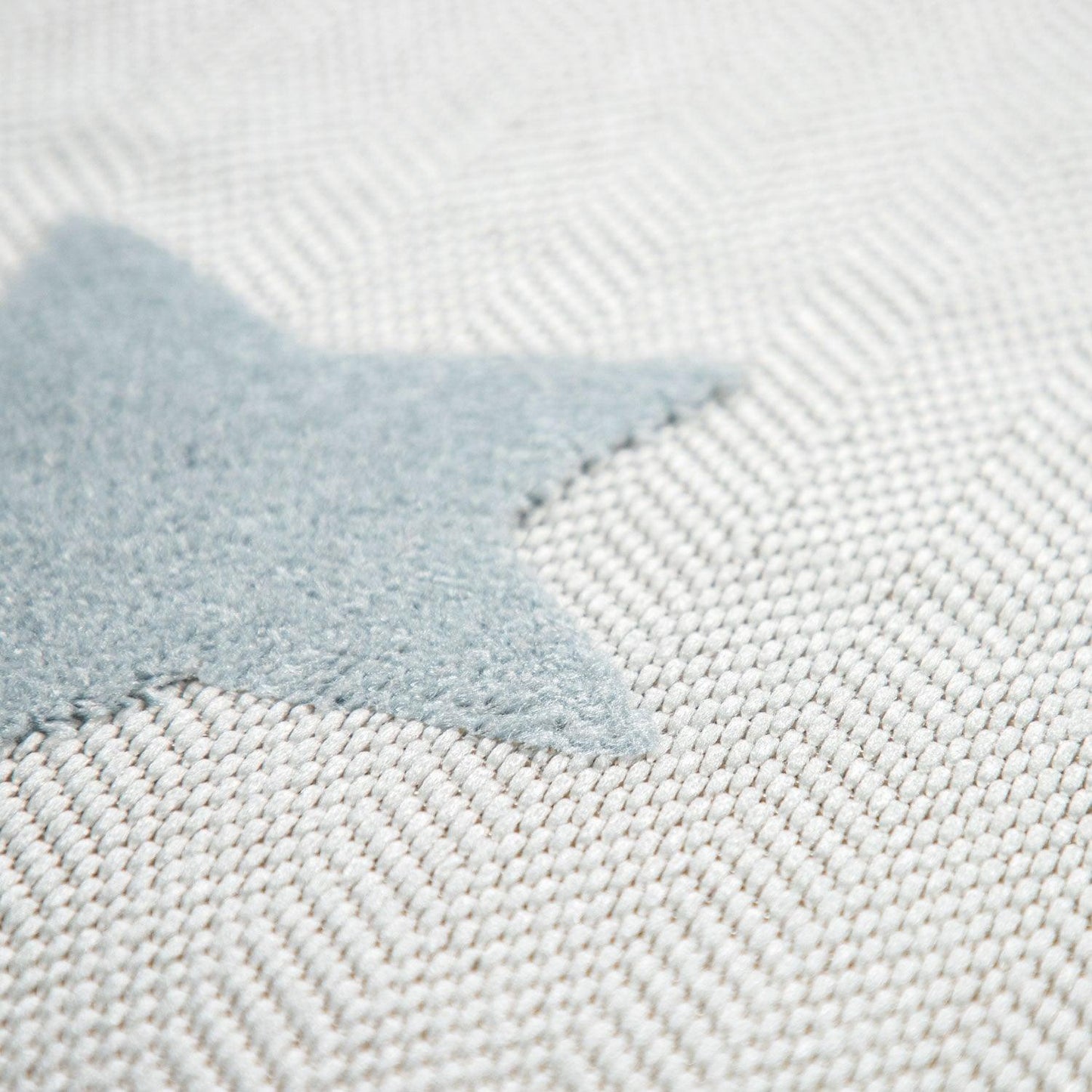 Stars Kids Rug Modern Low-Pile Play Mat Pastel Colored Stars in Cream - RugYourHome