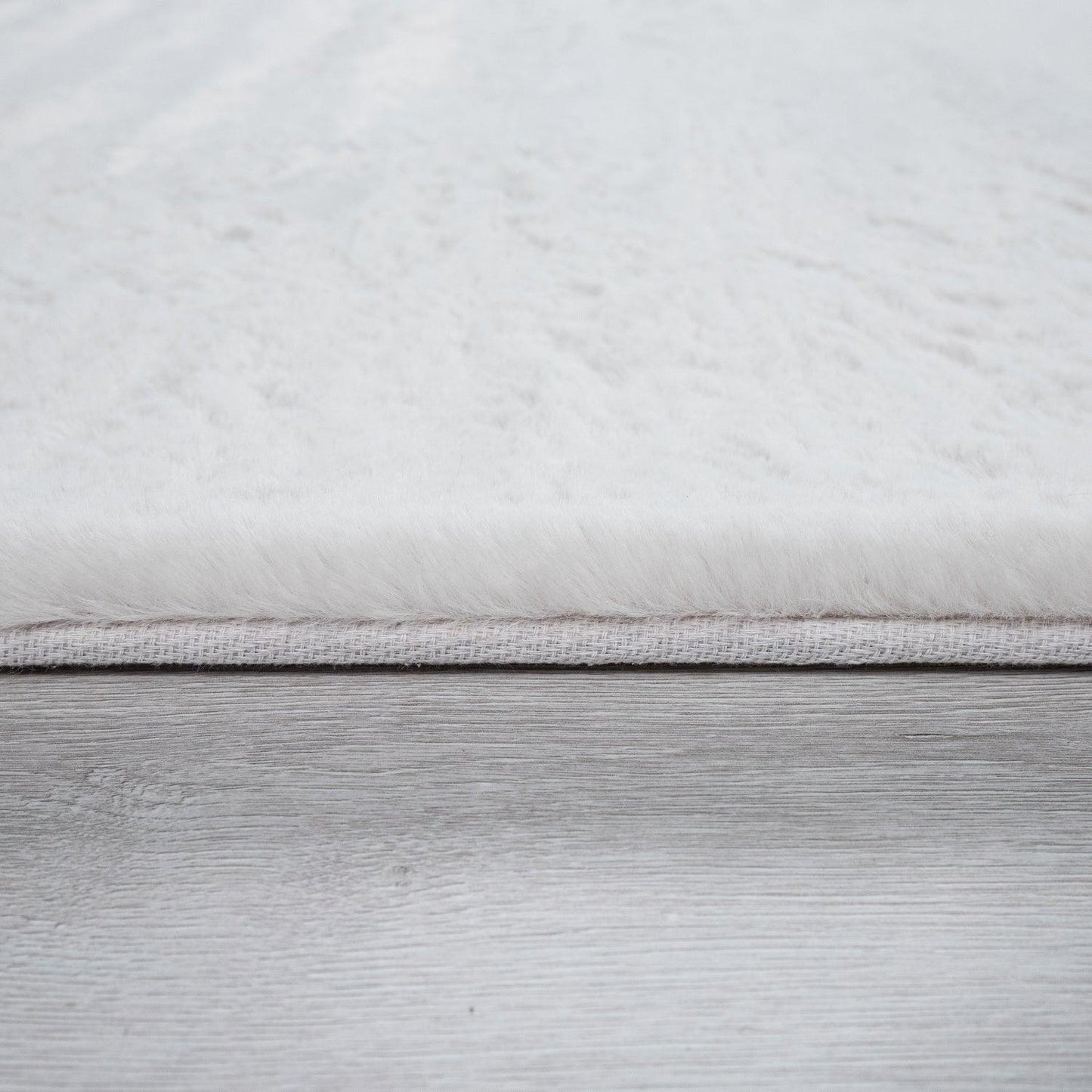 Super Soft Area Rug Fluffy High Pile Cosy Luxurious Touch in Solid Cream - RugYourHome