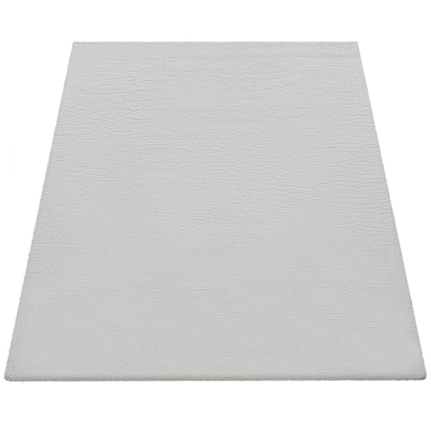 Super Soft Area Rug Fluffy High Pile Cosy Luxurious Touch in Solid Cream - RugYourHome