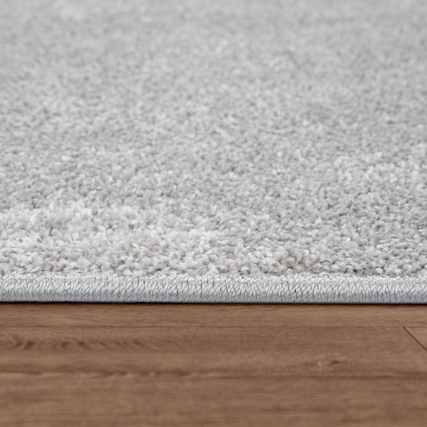 Solid Flatweave Rug Porto for Living Room - Silver