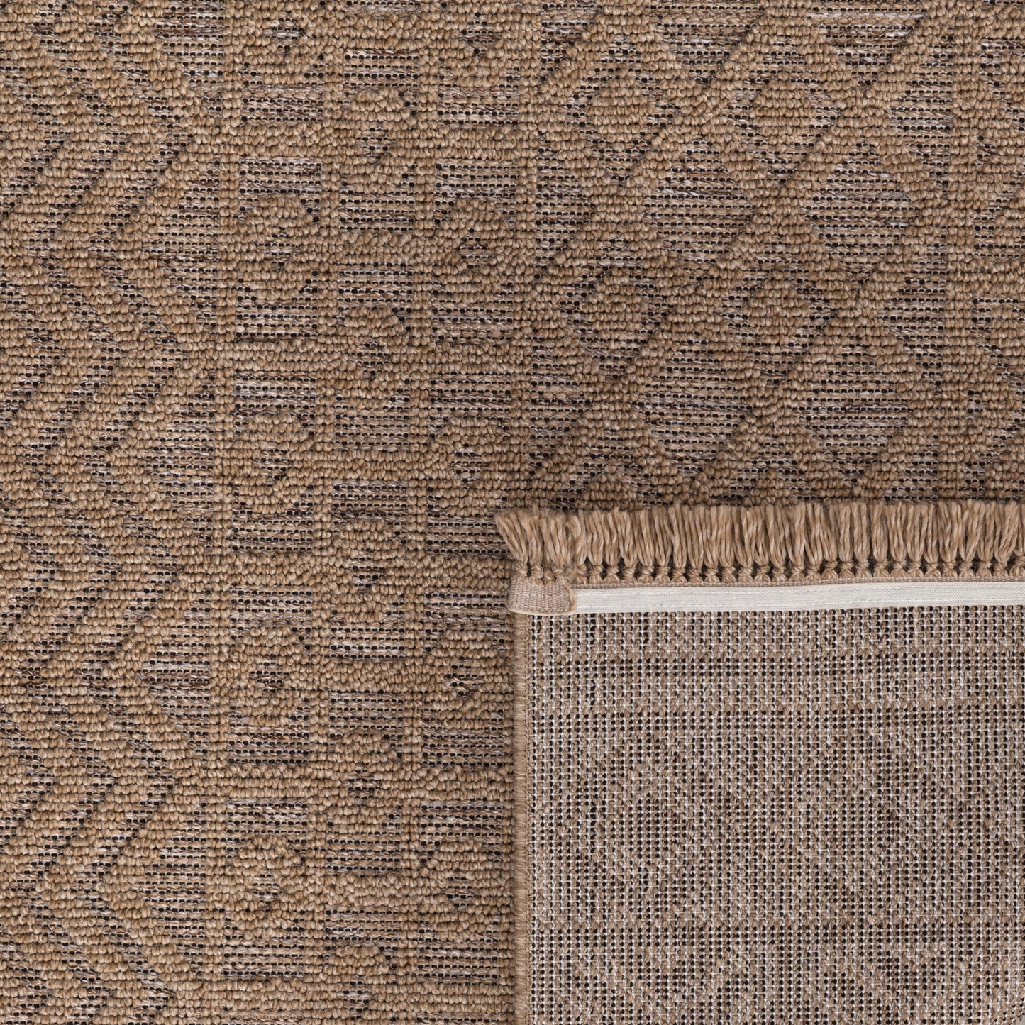 In- & Outdoor Rug Cologne with Bohemian Aztec Pattern in Beige