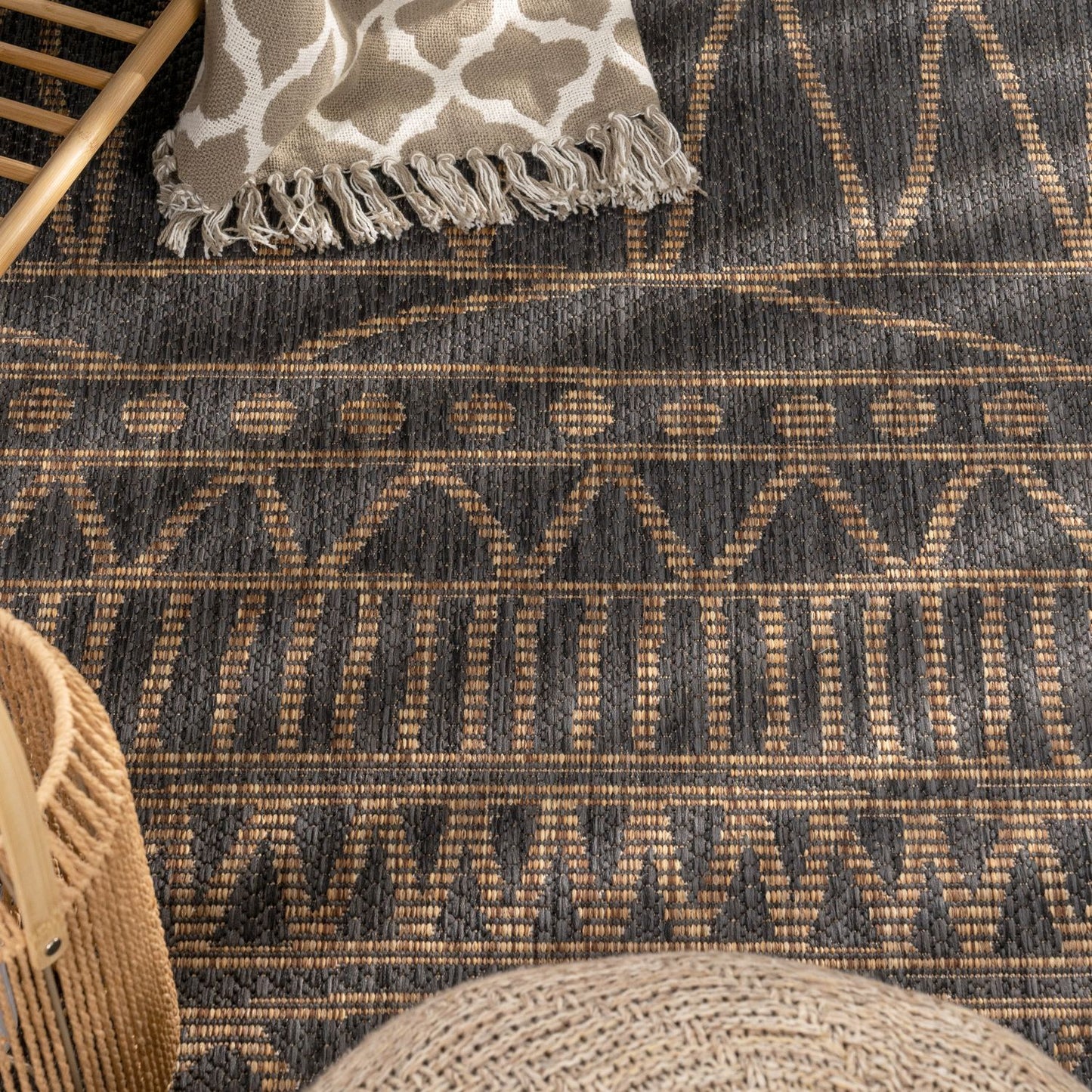 Indoor & Outdoor Rug Modern Ethnic Pattern