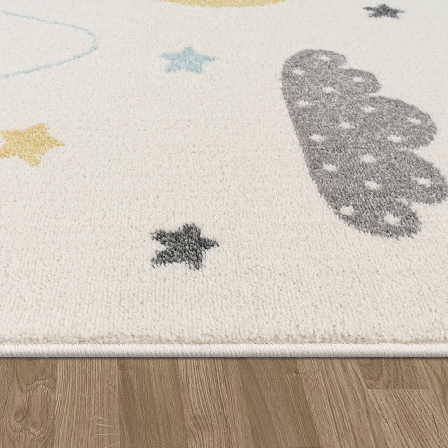 Kids Rug Nino Pastel Colored Mountains & Dreamy Sky