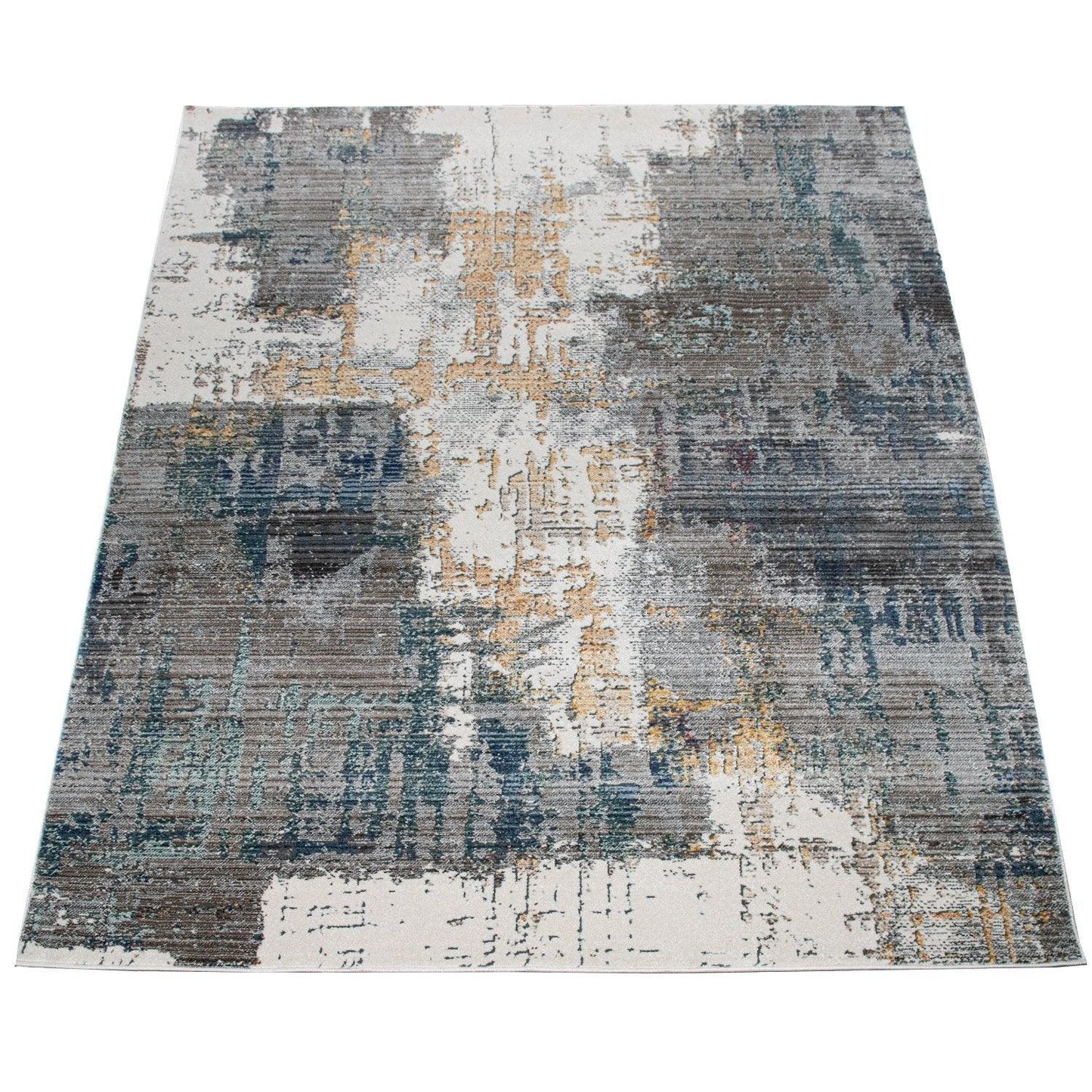 Area Rug For Living Rooms Abstract Design 3D Effect, Colorful - RugYourHome