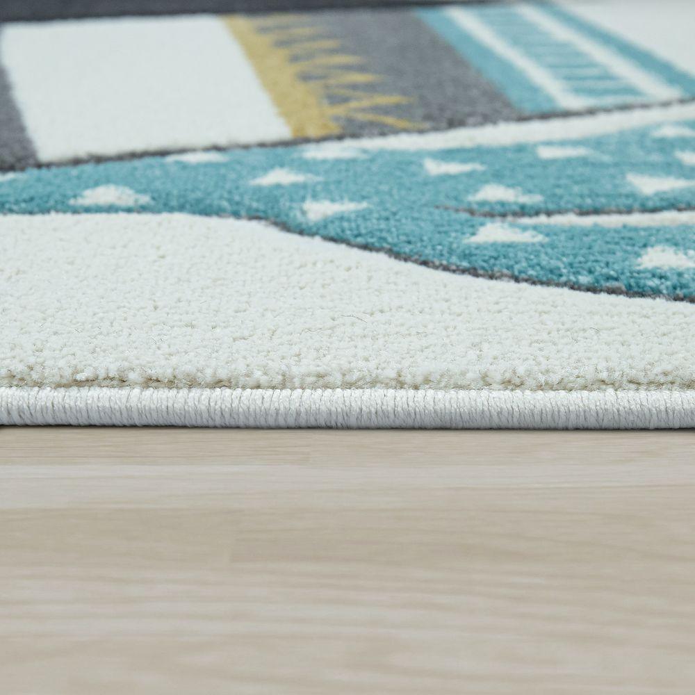 Kids Rug Modern Pastel Colors Teepee Tent in Desert 3D - RugYourHome