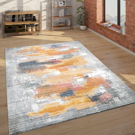 Modern Area Rug Colorful Abstract Design with 3D Effect - RugYourHome