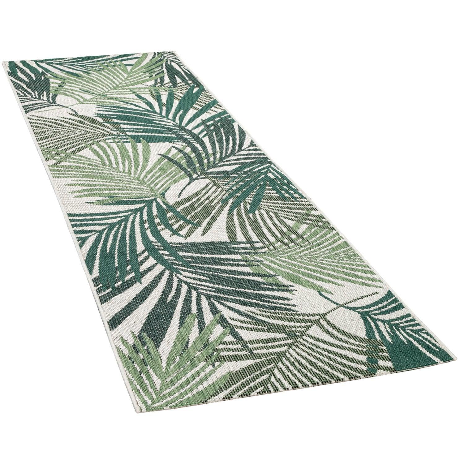 Paco Home Indoor & Outdoor Rug - Jungle Design with Green Palm Trees Green  4'7 x 6'7 4' x 6' Runner, Outdoor, Indoor Living Room, Patio Rectangle 