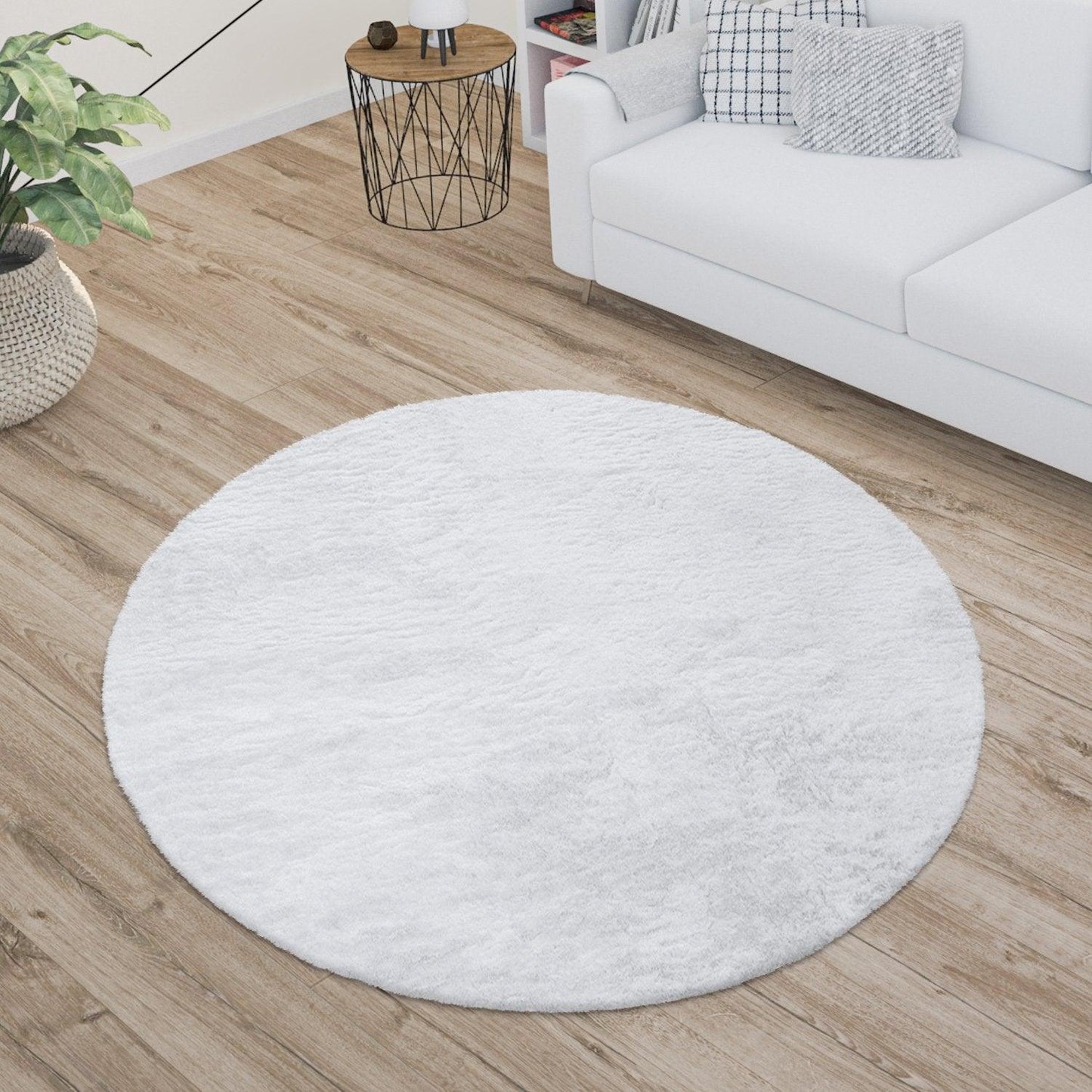 Snow White Shag Rug Thick Super Soft & Cozy, Washable - RugYourHome