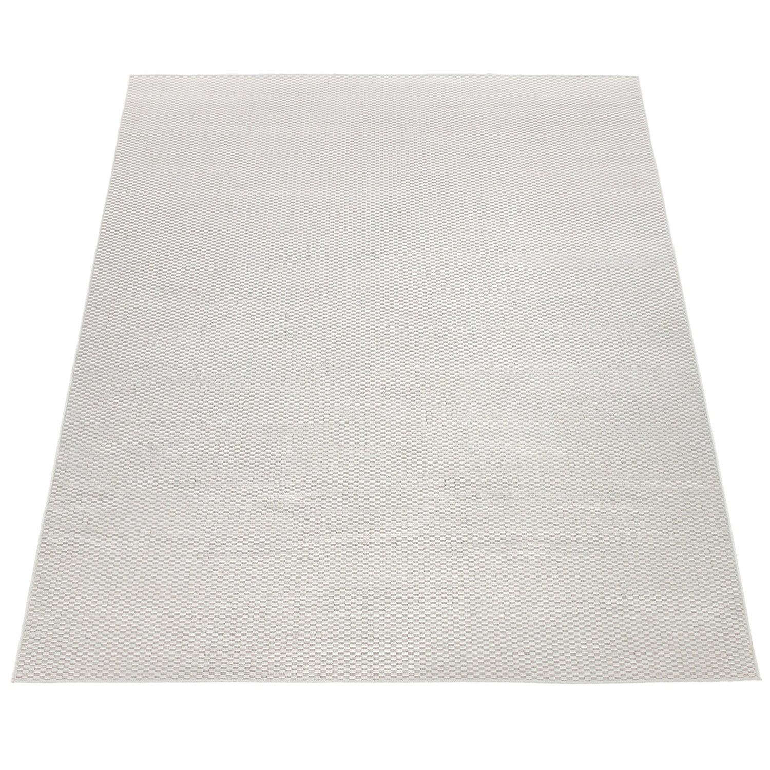 Solid Outdoor Rug for Patio or Balcony weatherproof in Mottled Cream - RugYourHome