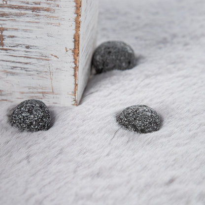 Super Soft Area Rug Fluffy High Pile Cosy Luxurious Touch in Solid Grey - RugYourHome