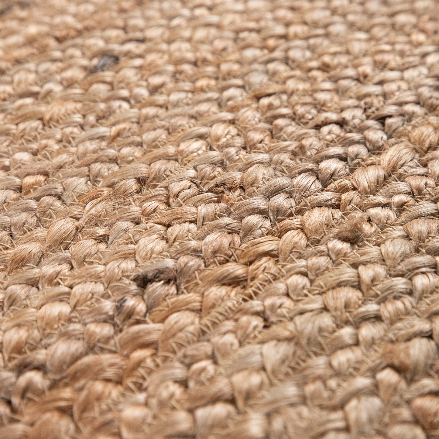 Jute Rug Kaia Hand-Woven with Natural Fibers in Wooden Brown